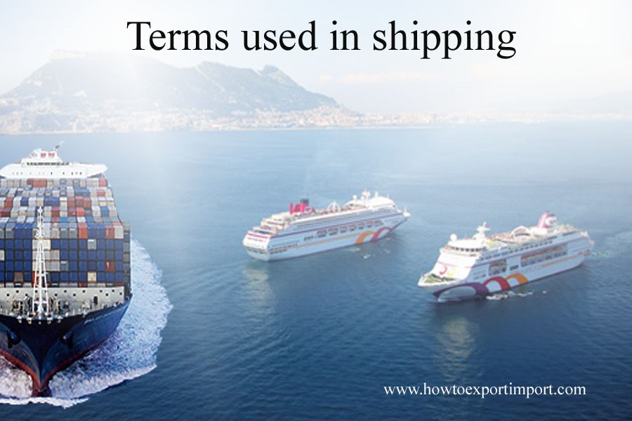 Terms used in shipping such as Safeguards,Saleform,Salvage Lien